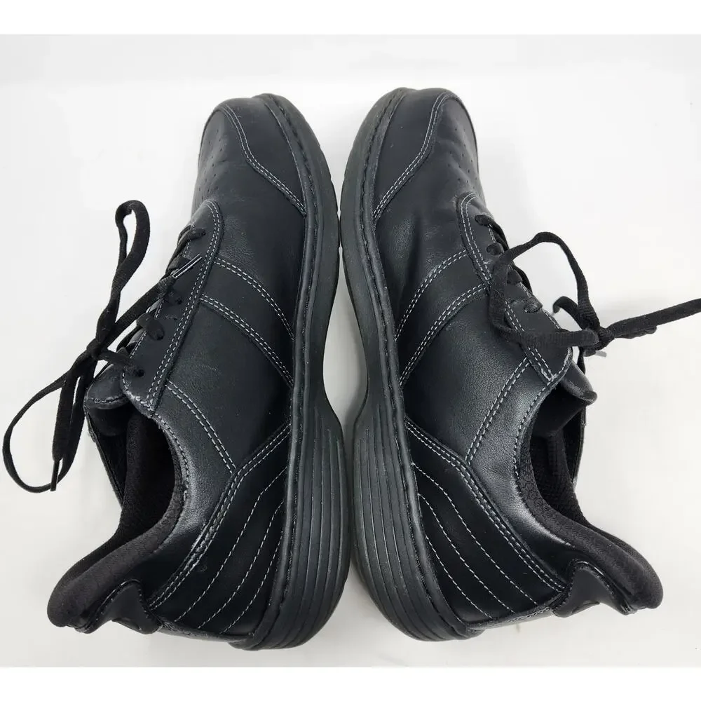 Orthofeet Pierre Walking Shoes Sz 12 Medium Black 20218 Hands Free Slip Comfort